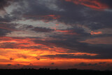 Fototapeta Niebo - beautiful sky landscape at sunset