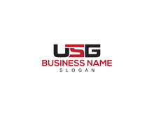 Classic USG Logo Letter, Colorful Usg Logo Icon Design With Three Alphabet Letter For Any Type Of Business