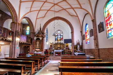 Wall Mural - Sanctuary of the Divine Mercy. Mysliborz, West Pomeranian Voivodeship, Poland.