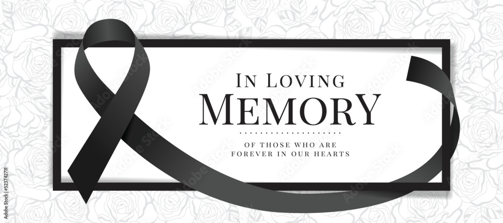 Image vectorielle Stock In loving memory of those who are forever in ...