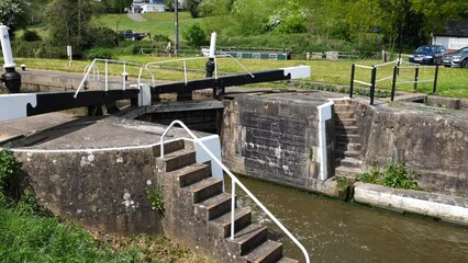 Sticker - lock gate on english canal