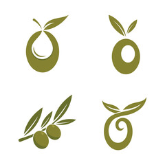 Sticker - Olive illustration vector