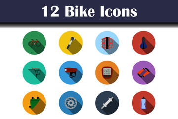 Poster - Bike Icon Set