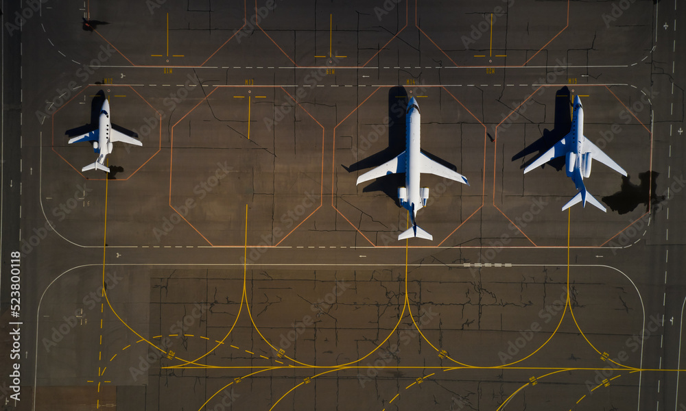 aircraft parking at the airport Stock Photo | Adobe Stock