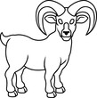 A ram or goat, could be a Chinese zodiac horoscope astrology animal year sign