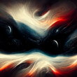 Space stars abstract bright dark background