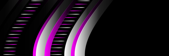 Abstract black purple and grey futuristic background