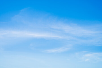 Wall Mural - beautiful airatmosphere bright blue sky background abstract clear texture with white clouds.