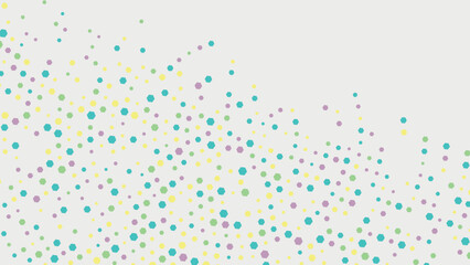 Poster - Rainbow abstract circular background frame. Color texture of hexagons. Linear pattern of cells, honeycombs. Design of banner, poster website, frame social networks, business. Vector