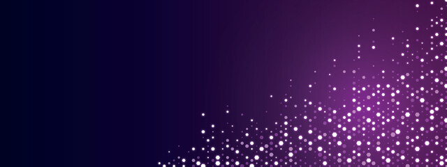 Poster - Purple abstract geometric background frame. Texture of hexagons. Linear pattern of cells, honeycomb. Design of banner, poster website, frame social networks, business. Vector illustration.