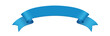 Blanko Banderole in blau für Oktoberfest,
Vektor Illustration isoliert auf weißem Hintergrund

