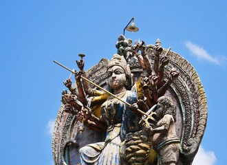 Sticker - Traditional Hindu Temple in Sri Lanka