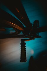 Canvas Print - Closeup shot of the bicycle pedal