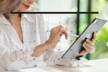 Poster - Appointment Reminder to Calendar and Organizer Agenda relax research organization planner meeting event.