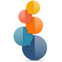 Infographics design and marketing icons can be used for workflow layout, diagram, annual report, web design. Business concept with options, steps or processes.