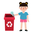 kids collect rubbish for recycling, Children Segregating Trash, recycling trash, Save the World, recycling character style png 