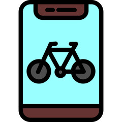 Sticker - Cycling Icon