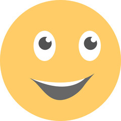 Sticker - happy emoji