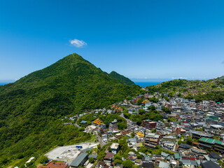 Wall Mural - Aerial view of Jiufen in Taiwan