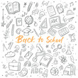 © Maria - Back To School. Hand lettering and doodle. Vector illustration
