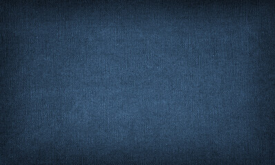 Poster - Blue denim texture with vignette