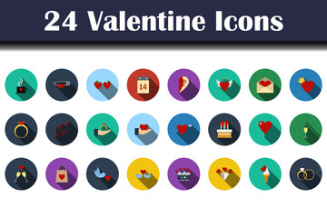 Wall Mural - Valentine Icon Set