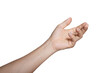 © banphote - Man hand gesture isolated on transparent background - PNG format.