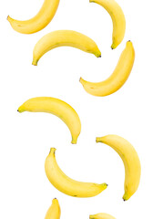 Wall Mural - Banana isolated on white background