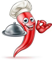 Sticker - Pepper Chef Cartoon Character