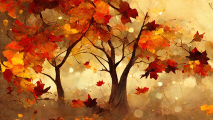 abstract autumn illustration