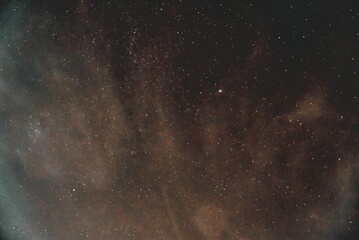 Wall Mural - astrophotography of the night sky filled with stars