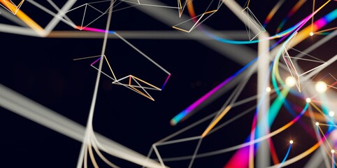 Telecommunication concept with abstract network structure