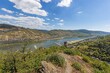 Panoramic image over the Rhine near Lorch with water low during the day