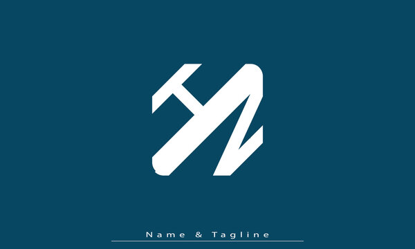 Alphabet letters Initials Monogram logo HZ , ZH