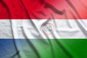 Paraguay and Hungary state flag international negotiation HUN PRY