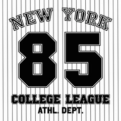 Wall Mural - t-shirt graphic designs, New York sports wear typography emblems