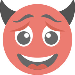 Canvas Print - Devil Emoticon