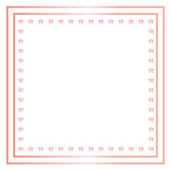 Wall Mural - Rose Gold Square Frame