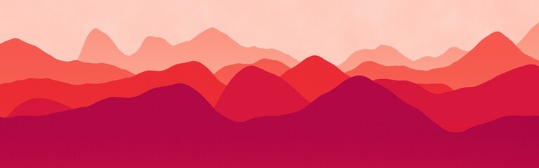 Wall Mural - modern mountains ridges in sunrise time computer graphics texture or background illustration