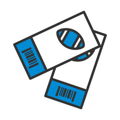 Sticker - American Football Tickets Icon