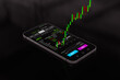 © Bunpoht - mobile trading, Stock Signal, Buy Signal, Sell Signal, Mobile foreign exchange trading - 3d render