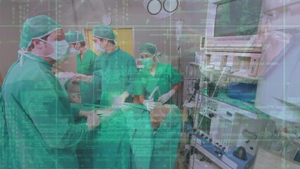 Poster - Animation of data processing over diverse surgeons and patient