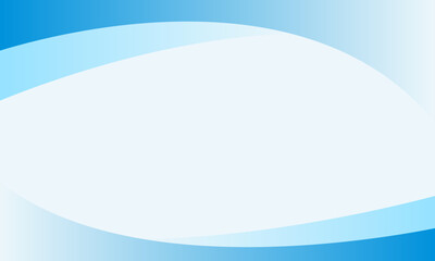 Wall Mural - Simple blue curve background for business. Applicable for Presentation, Covers, Placards, Posters and Banner