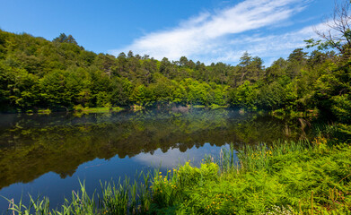 Wall Mural - Yalova, Erikli plateau and bottomless lake