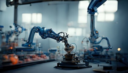 Poster - Automated production in an industrial enterprise.