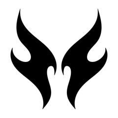 Poster - Ornament, design or print on a T-shirt in the form of a tattoo. Abstract image.