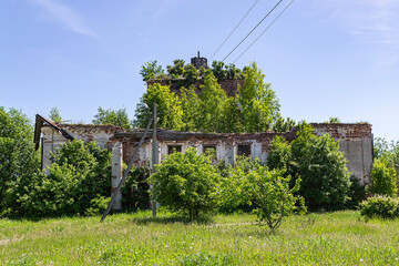 old abandoned Orthodox church