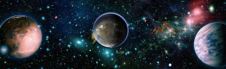 Wall Mural - star particle motion on black background, starlight nebula in galaxy at universe space background. t