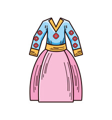 Sticker - hanbok korean costume