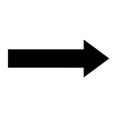 Fototapete - nvis44 NewVectorIllustrationSign nvis - arrow right direction vector sign . isolated transparent . black large . big simple icon . AI 10 / EPS 10 . g11424